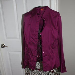 Eye Burgundy Blouse